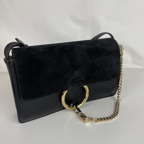 Chloe Handbags - New Chloe Faye Small Italian Leather Shoulder Bag
